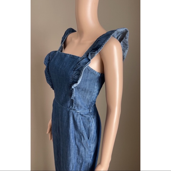 Gap Apron wide leg overalls - Picture 7 of 9